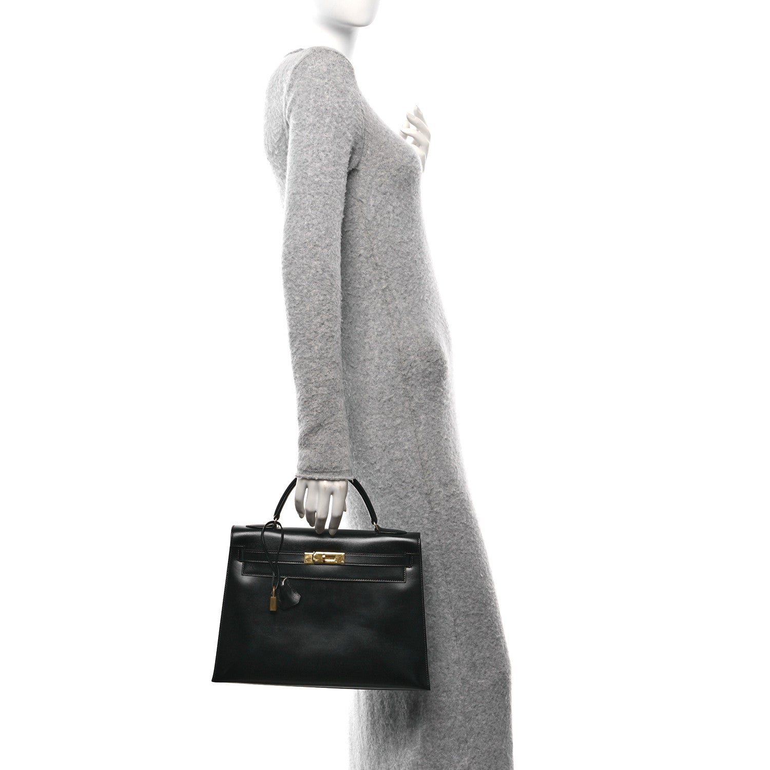 Hermes Box Kelly Sellier 32 Black 2 of 11