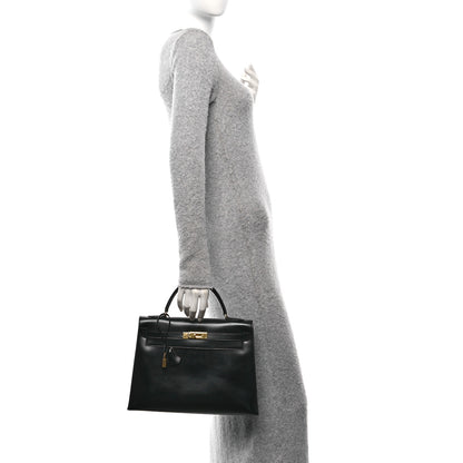 Hermes Box Kelly Sellier 32 Black 2 of 11