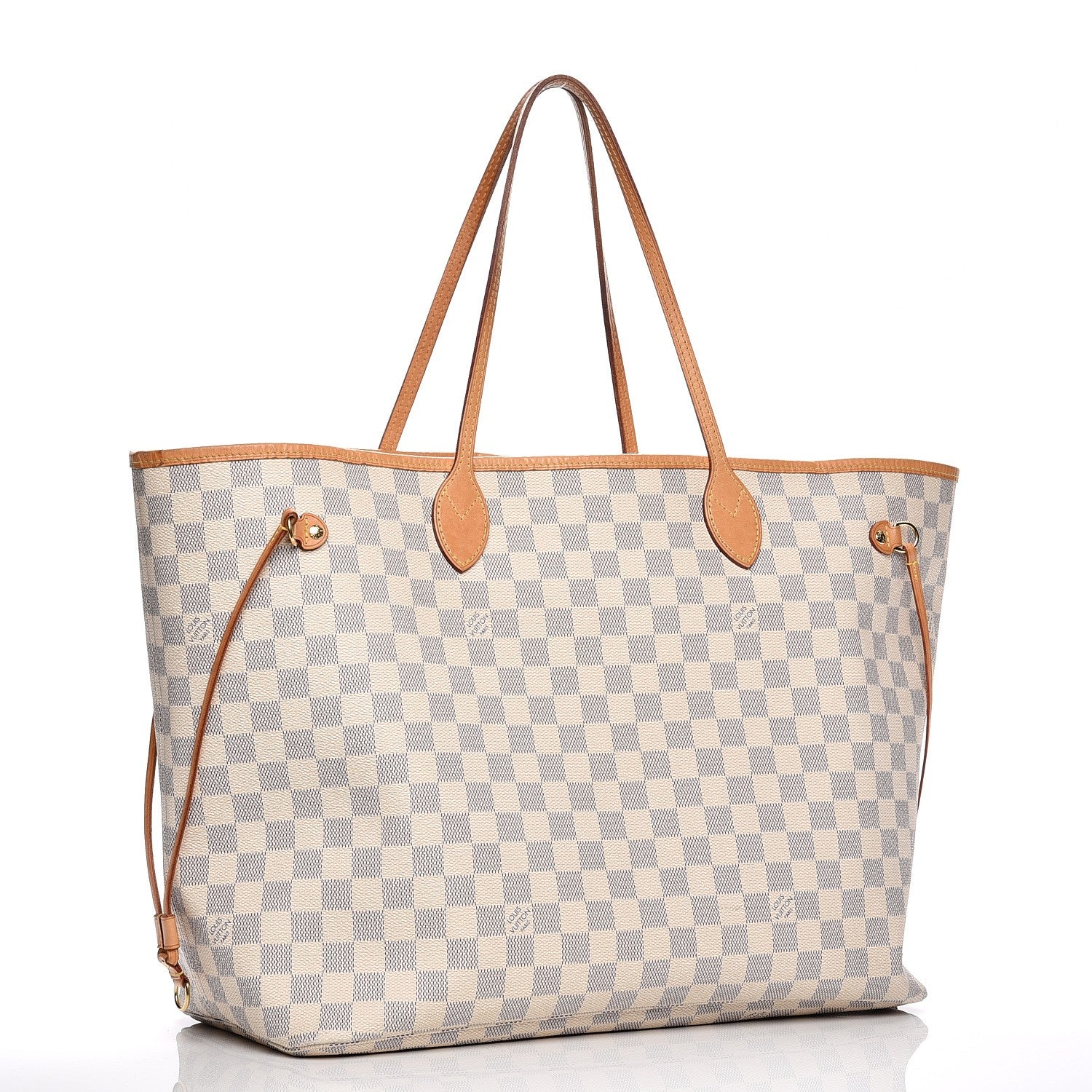 Louis Vuitton Damier Azur Neo Neverfull GM Rose Ballerine 4 of 16