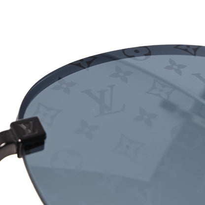 Louis Vuitton Metal Monogram Clockwise Sunglasses Z1019E Dark Gun 7 of 10