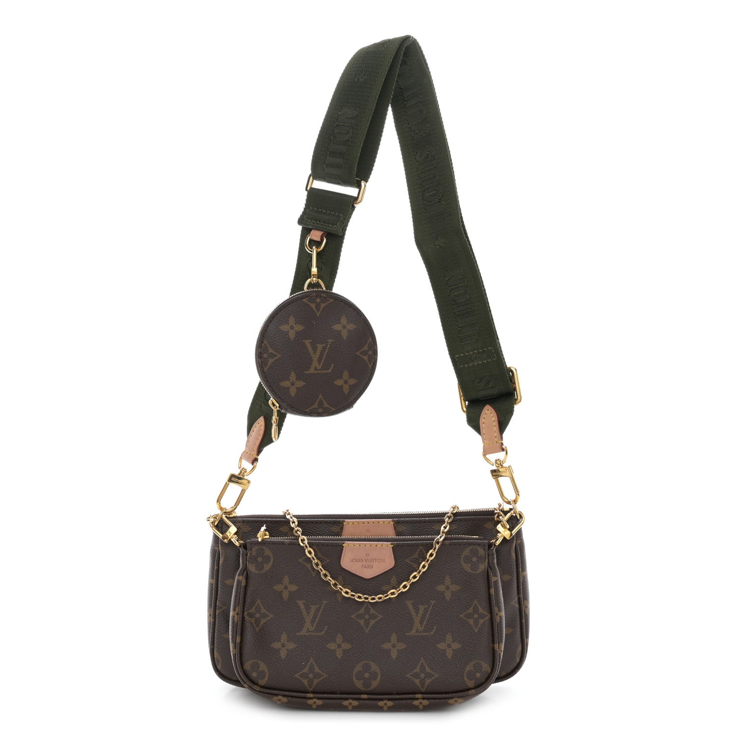 Monogram Multi Pochette Accessories Kaki