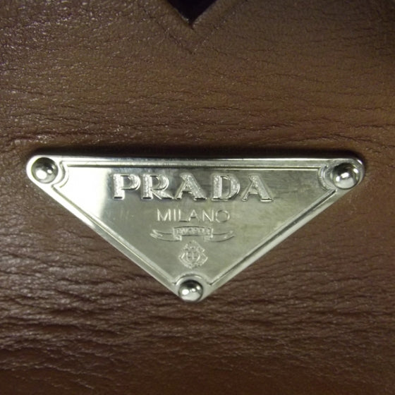 Leather Woven Studded Lattice Shoulder Bag