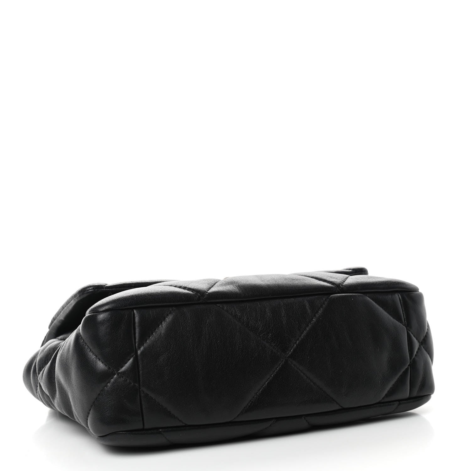 Chanel Goatskin Quilted Medium Chanel 19 Flap Black 4 of 10