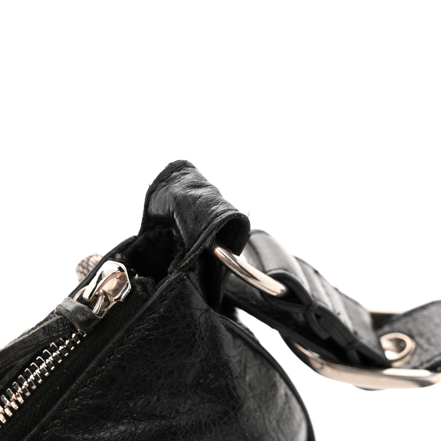 Balenciaga Agneau Arena Le Cagole Shoulder Bag XS Black 13 of 16