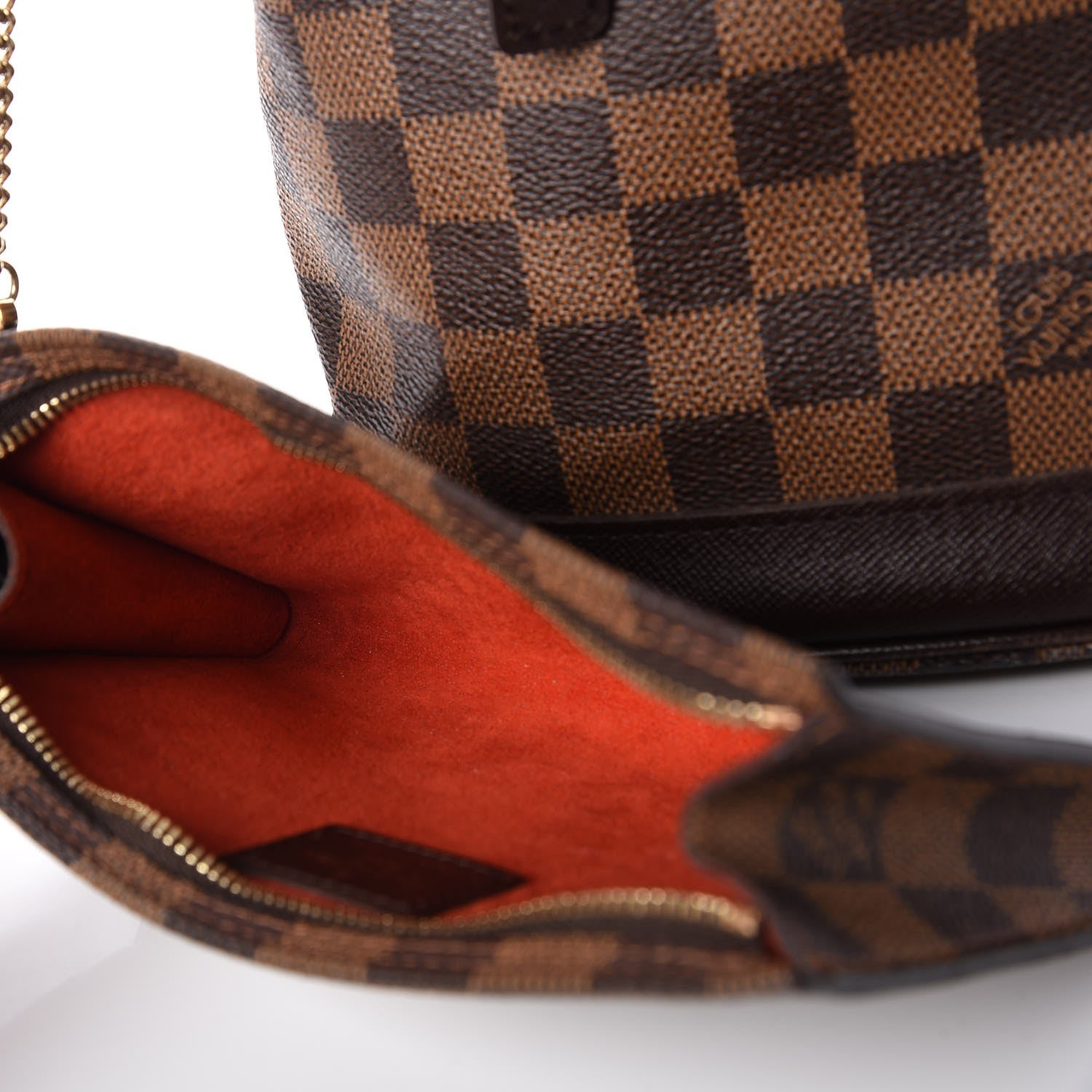 Louis Vuitton Damier Ebene Marais Bucket 23 6 of 16