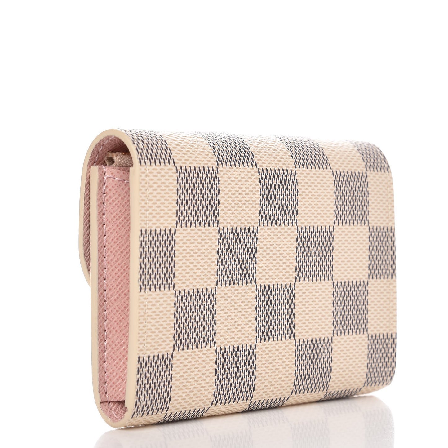 Damier Azur Rosalie Coin Purse Rose Ballerine