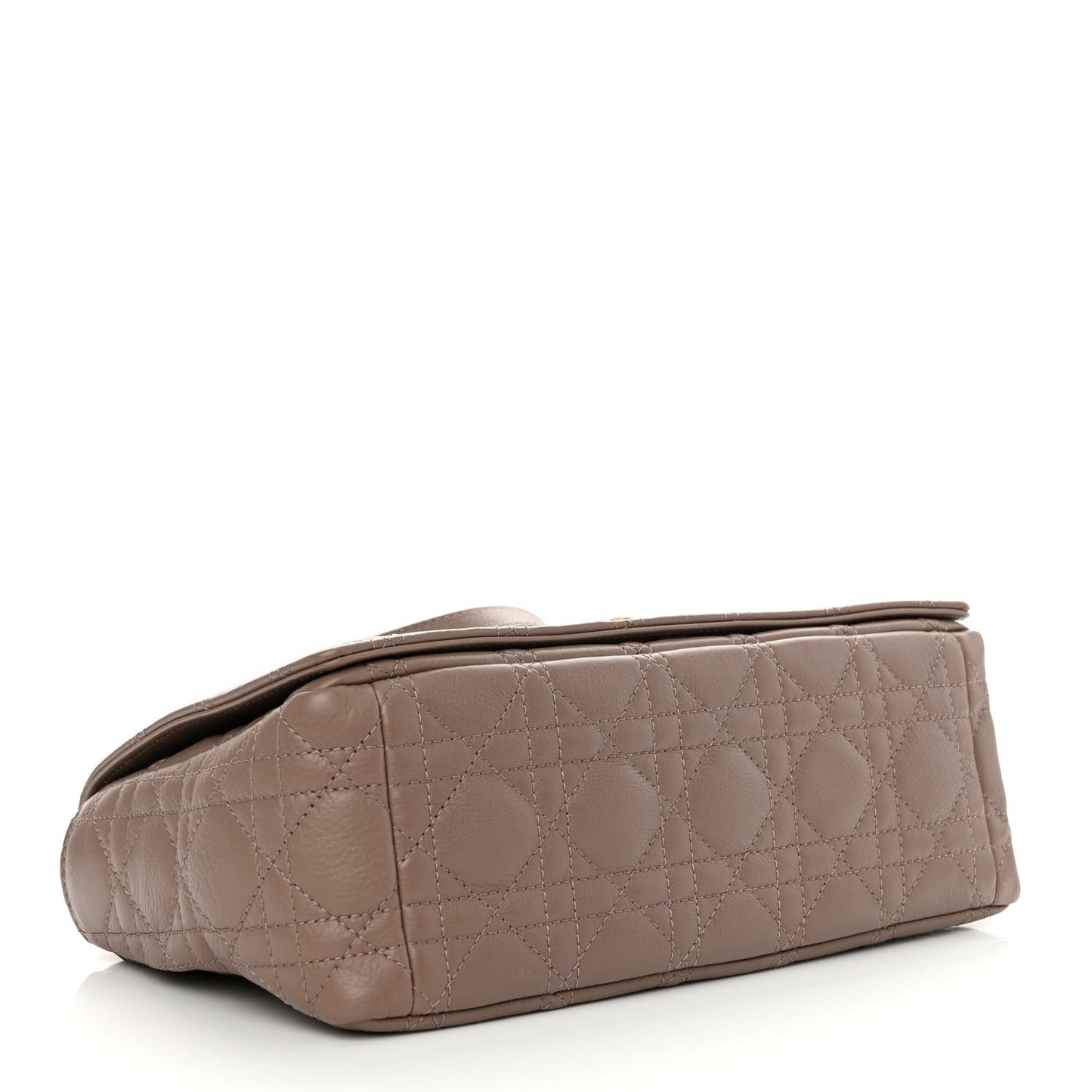 Supple Calfskin Cannage Medium Caro Bag Warm Taupe