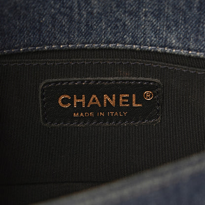 Chanel Denim Patchwork Small Boy Flap Blue 6 of 10