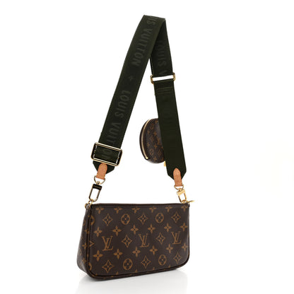 Louis Vuitton LOUIS VUITTON Monogram Multi Pochette Accessories Kaki 3 of 10