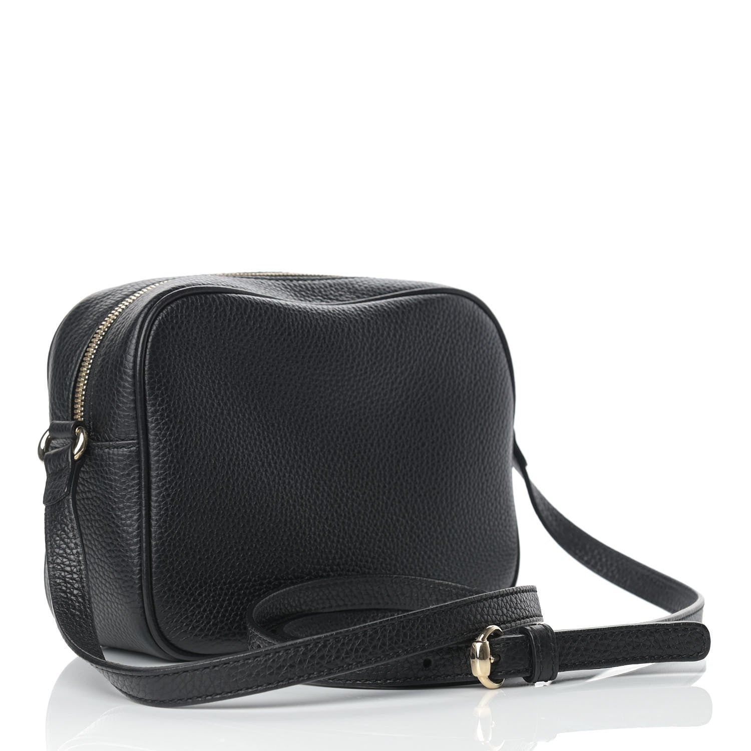 Gucci Pebbled Calfskin Small Soho Disco Bag Black 3 of 10