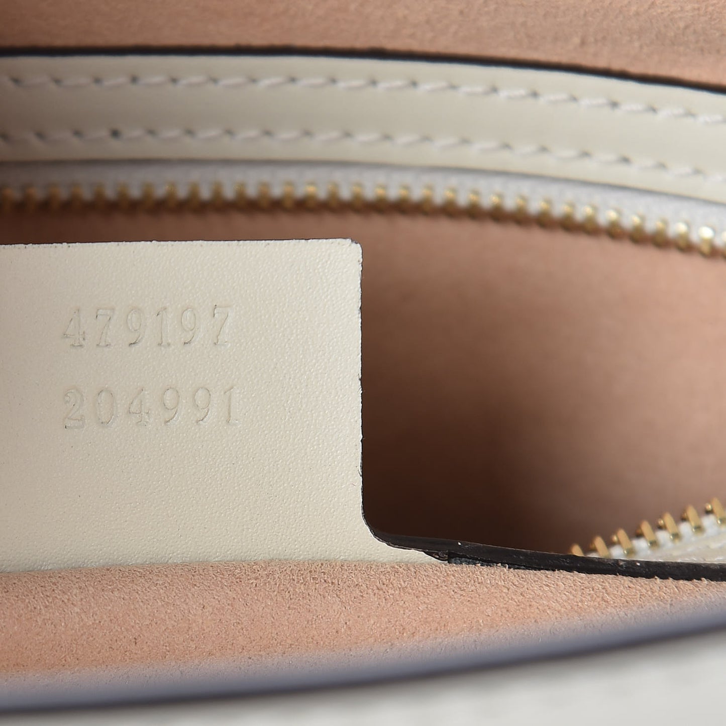 GG Supreme Monogram Medium Padlock Tote White