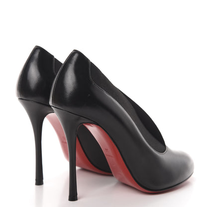 Christian Louboutin Shiny Nappa Toot Couverte 100 Pumps 38 Black 4 of 10