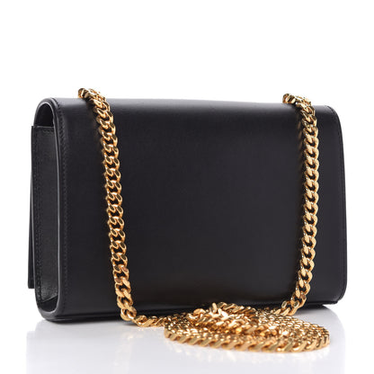 Saint Laurent Calfskin Small Classic Monogram Kate Tassel Satchel Black 3 of 10