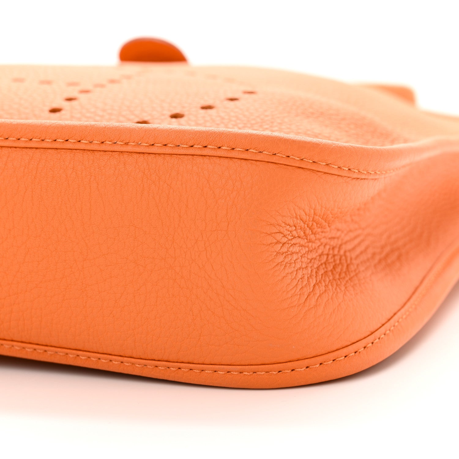 Hermes Taurillon Clemence Evelyne PM Orange 10 of 10