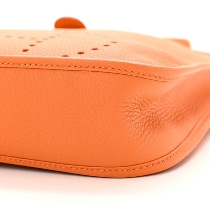 Hermes Taurillon Clemence Evelyne PM Orange 10 of 10