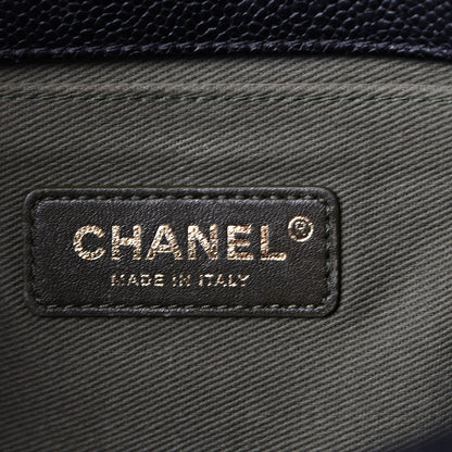 Chanel Caviar Quilted Medium Boy Flap Black 5 of 11