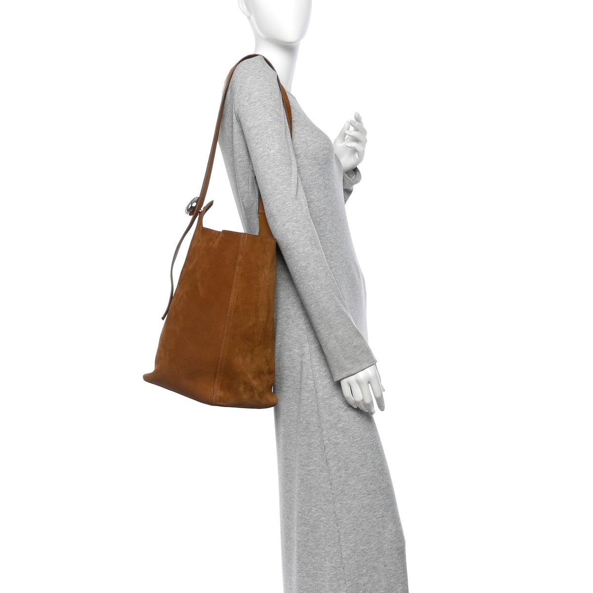 Calfskin Medium Puzzle Bag Light Caramel
