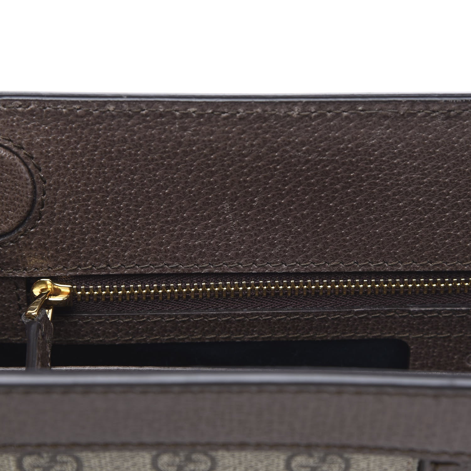 Gucci GG Supreme Monogram Web Medium Ophidia Chain Shoulder Bag Brown 12 of 12