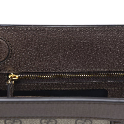 Gucci GG Supreme Monogram Web Medium Ophidia Chain Shoulder Bag Brown 12 of 12