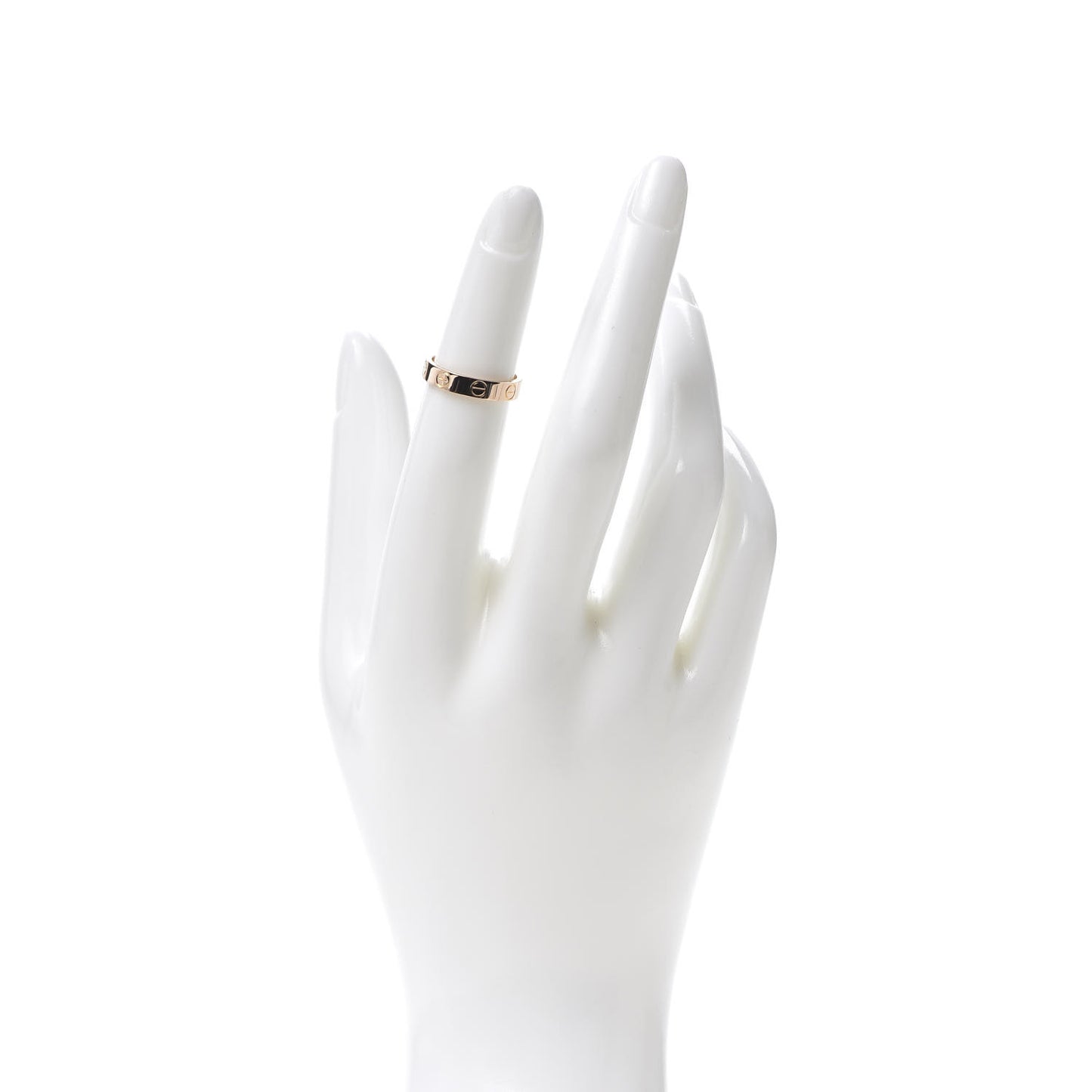 18K Pink Gold 3.5mm LOVE Wedding Band Ring 47 4