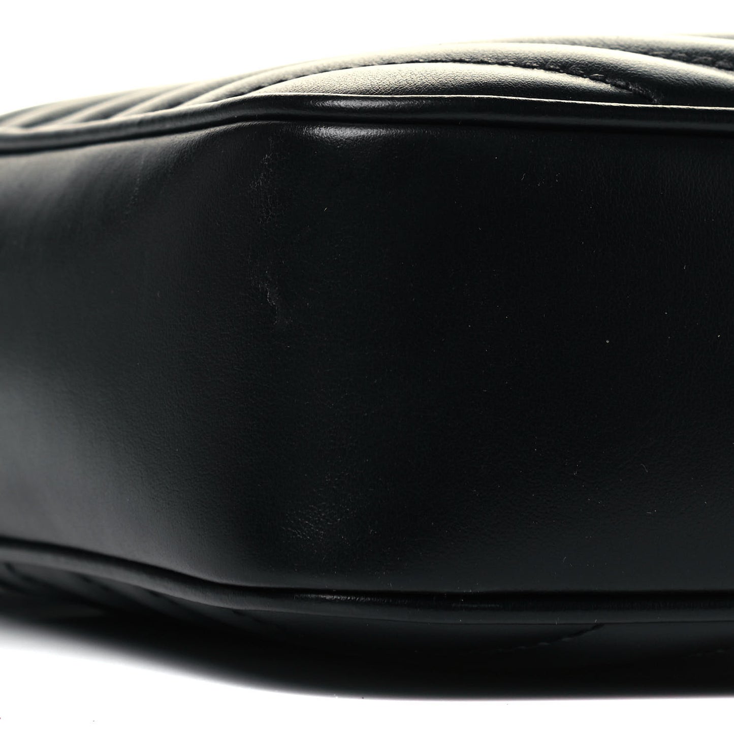 Calfskin Matelasse Monogram Lou Camera Bag Black
