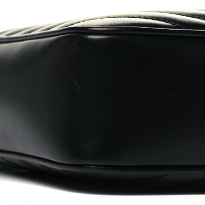 Saint Laurent Calfskin Matelasse Monogram Lou Camera Bag Black 8 of 9