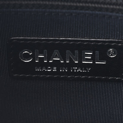 Chanel Lambskin Bubble Quilt Small Double Bowling Bag Black 6 of 10