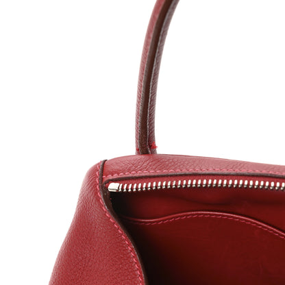 Hermes Taurillon Clemence Lindy 30 Rouge Vif 12 of 12