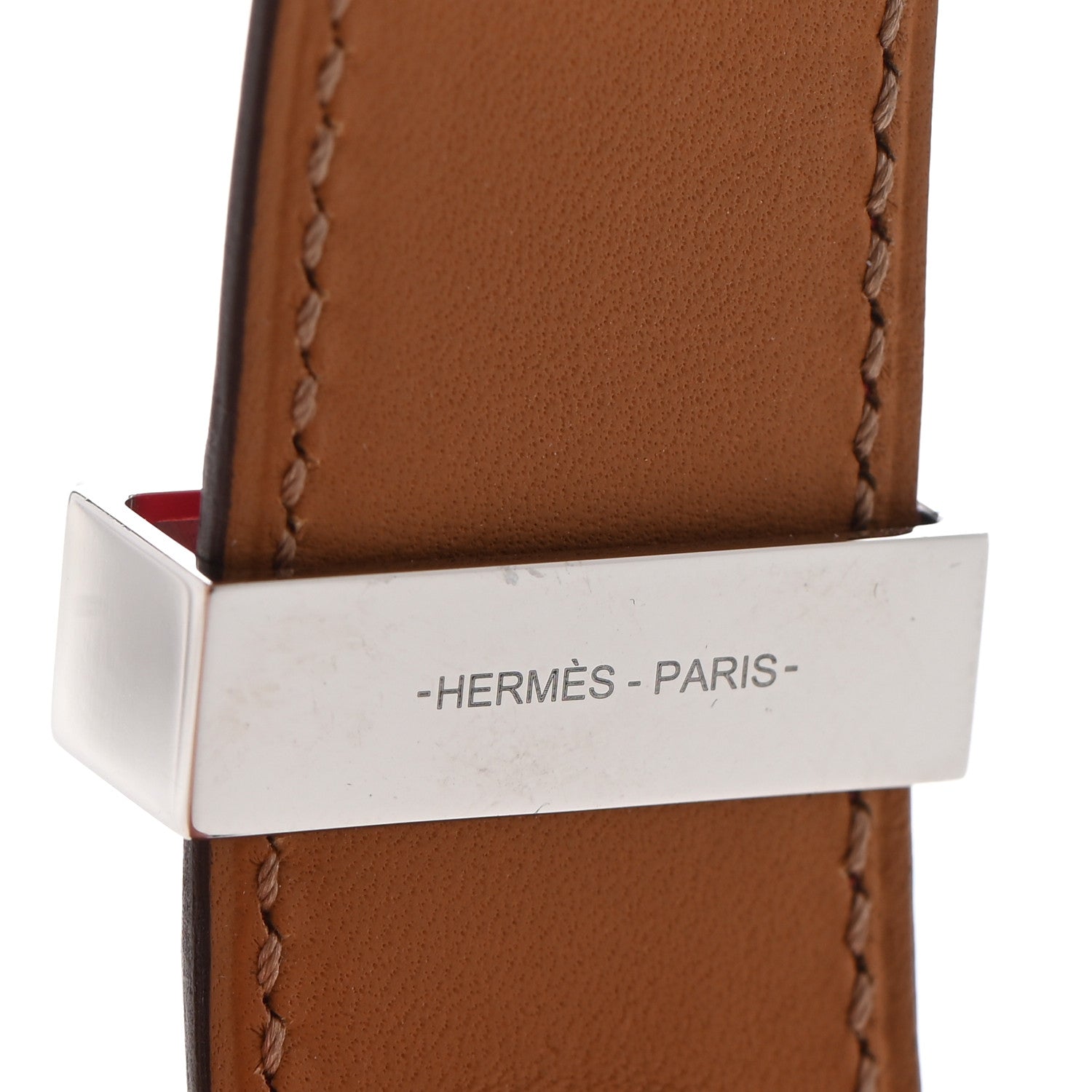Hermes Shiny Alligator Collier de Chien CDC 24 Bracelet T2 Rose Mexico 6 of 7