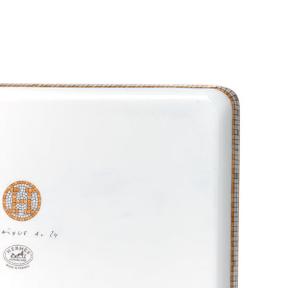 Hermes Porcelain Mosaique au 24 Sushi Plate 5 of 5