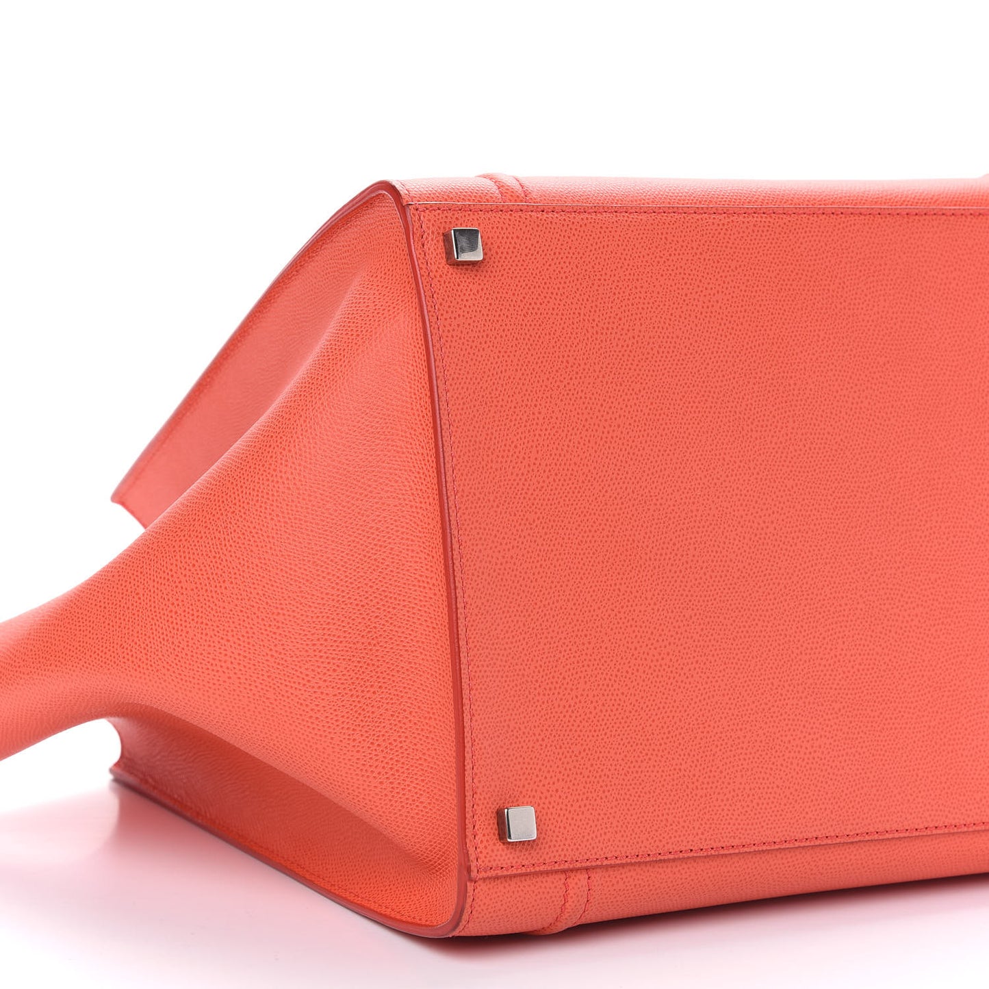 Grained Calfskin Medium Phantom Luggage Coral