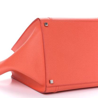 Celine Grained Calfskin Medium Phantom Luggage Coral 7 of 9