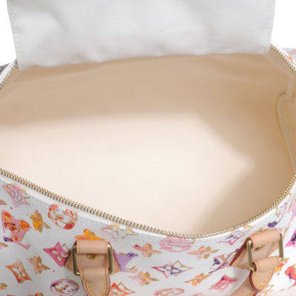 Louis Vuitton Watercolor Aquarelle Speedy 35 White 6 of 7