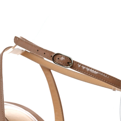 Christian Louboutin PVC Patent Psychic Spikaqueen 100 Pumps 37.5 Nude 10 of 12