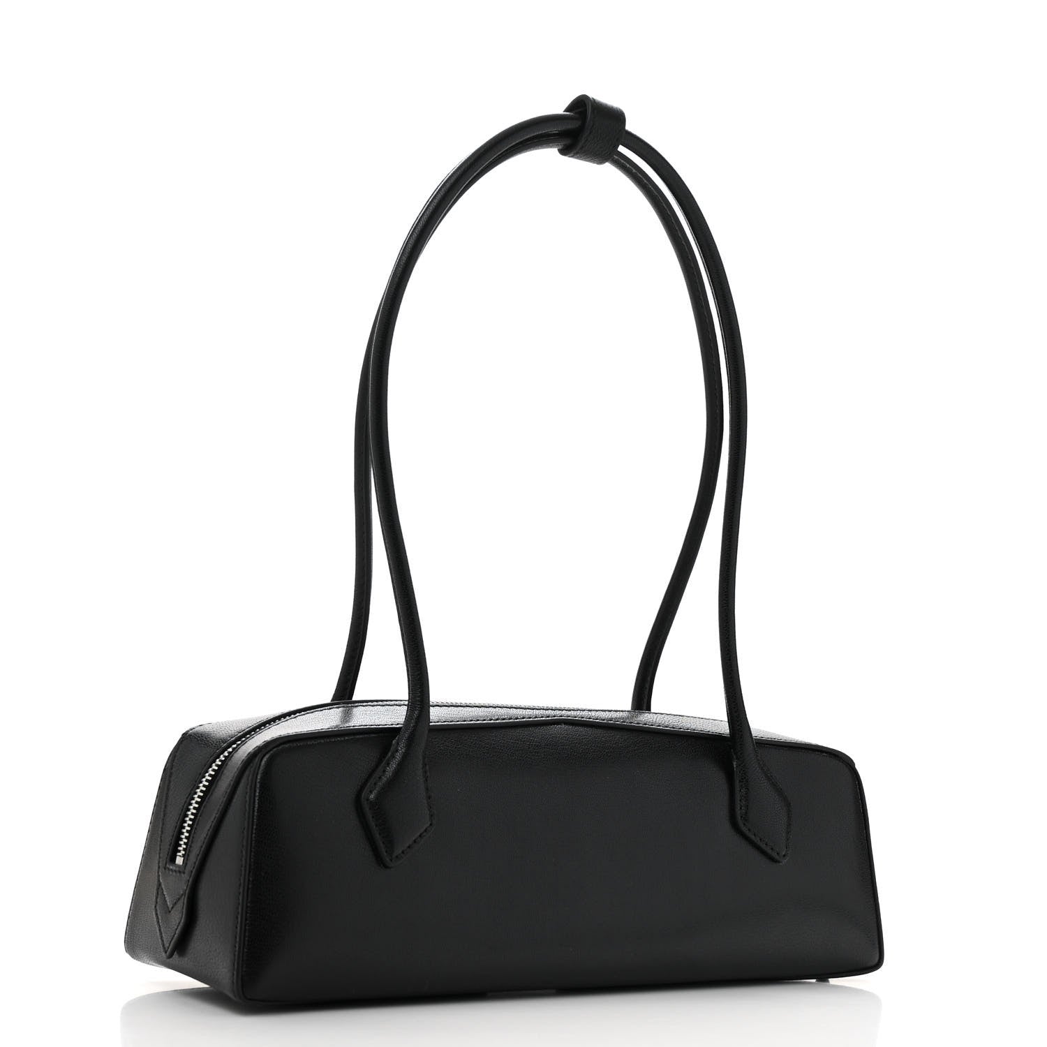 Alaia Shiny Goatskin Medium Le Teckel Bag Black 4 of 13