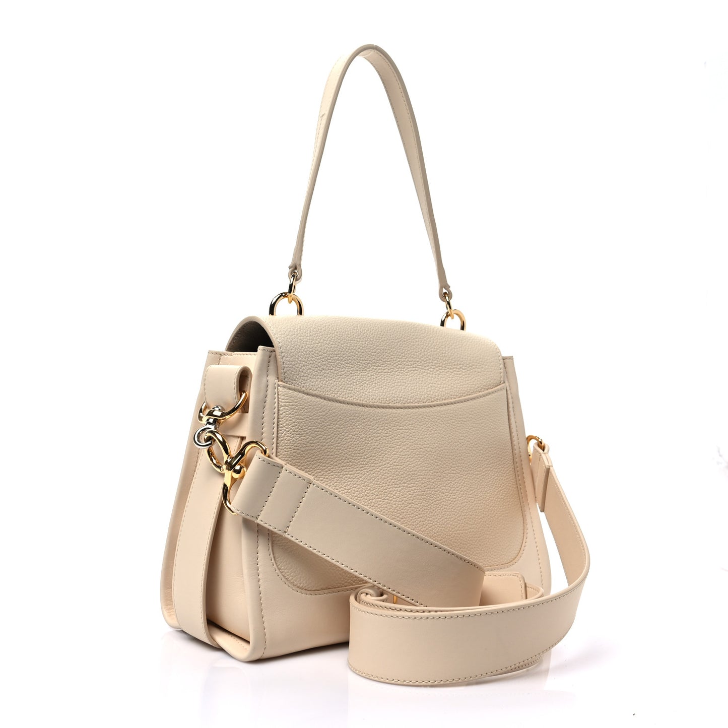 Calfskin Small Tess Day Bag Sweet Beige