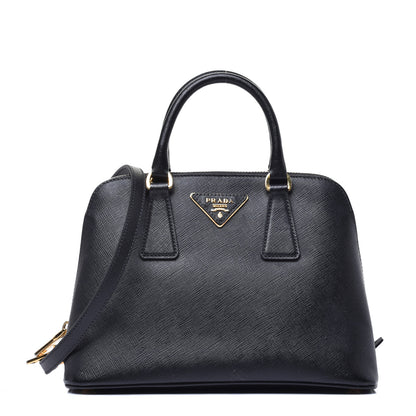 Prada Saffiano Lux Small Promenade Tote Black 1 of 8