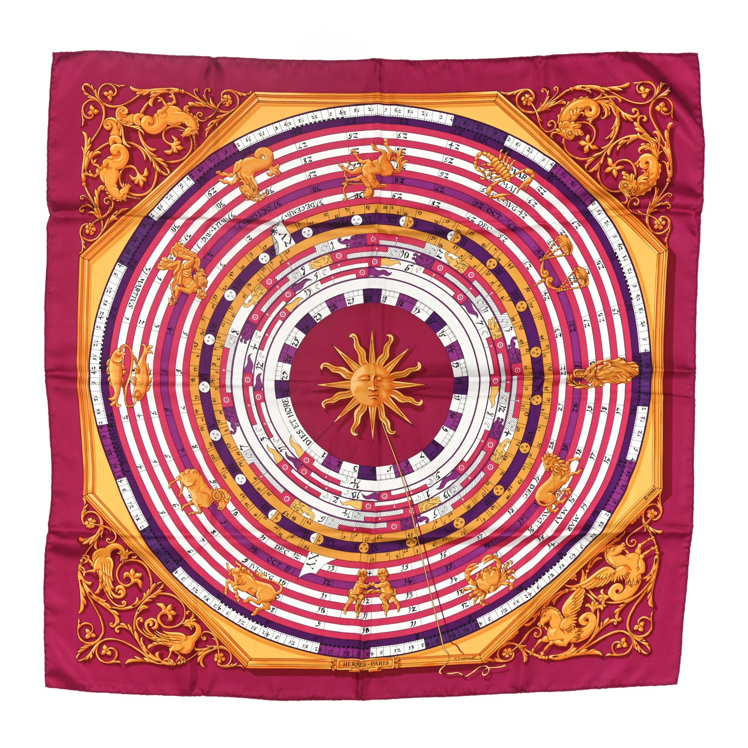Hermes Silk Astrologie Scarf 90 1 of 4
