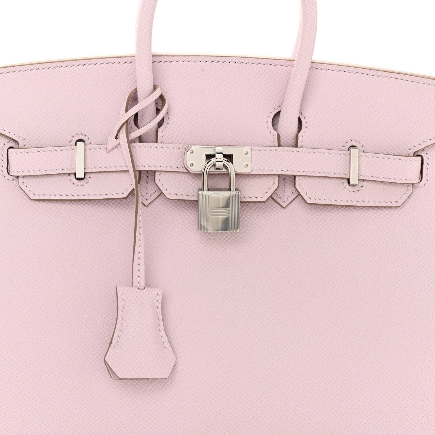 Hermes Epsom Birkin Sellier 25 Mauve Pale 8 of 11