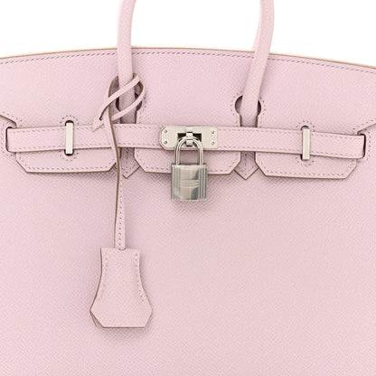 Hermes Epsom Birkin Sellier 25 Mauve Pale 8 of 11