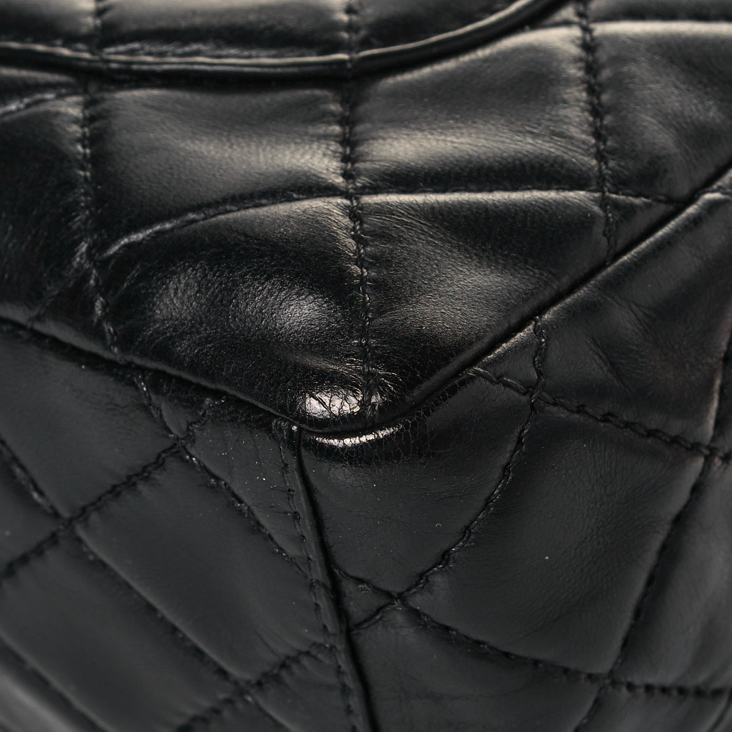 Chanel Washed Lambskin Quilted Maxi Single Flap Black 11 of 15