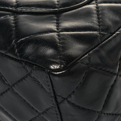 Chanel Washed Lambskin Quilted Maxi Single Flap Black 11 of 15