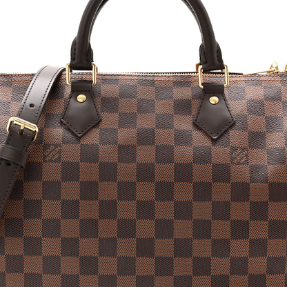 Louis Vuitton Damier Ebene Speedy Bandouliere 30 12 of 19