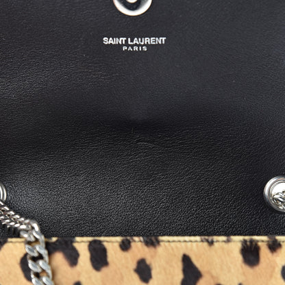 Saint Laurent Pony Hair Calfskin Small Classic Monogram Kate Tassel Satchel 11 of 12