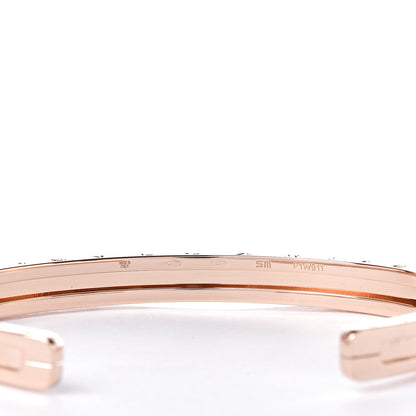 Bulgari 18K Rose Gold B.Zero1 Cuff Bracelet 4 of 6