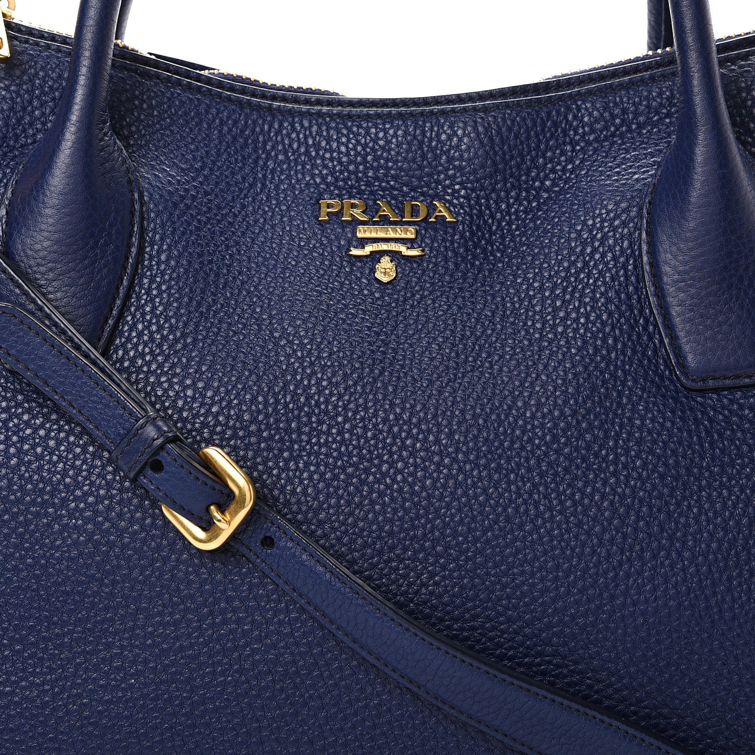 Prada Vitello Daino Tote Inchiostro 8 of 12