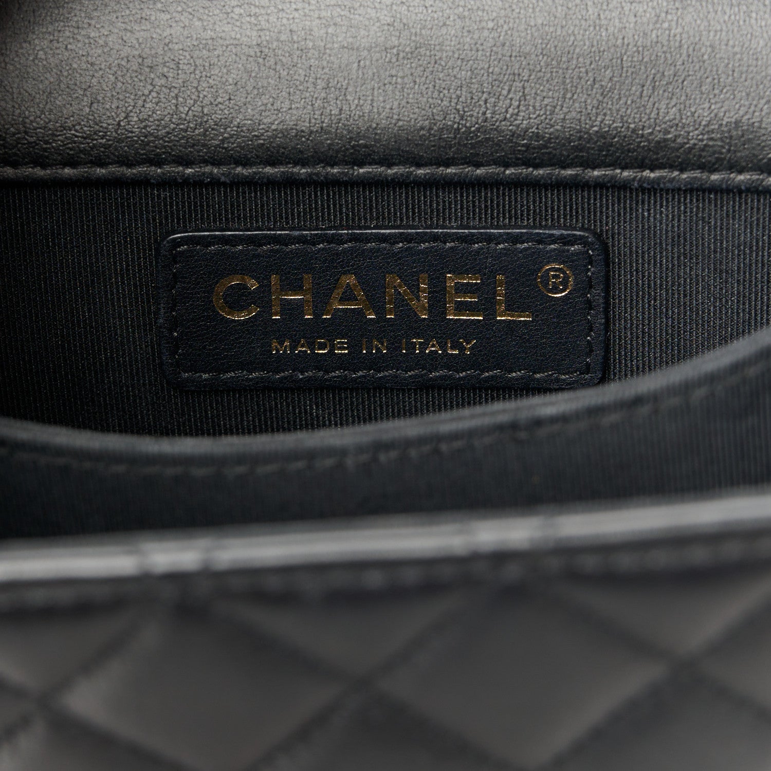 Chanel Calfskin Quilted North South Boy Flap Black 5 of 9