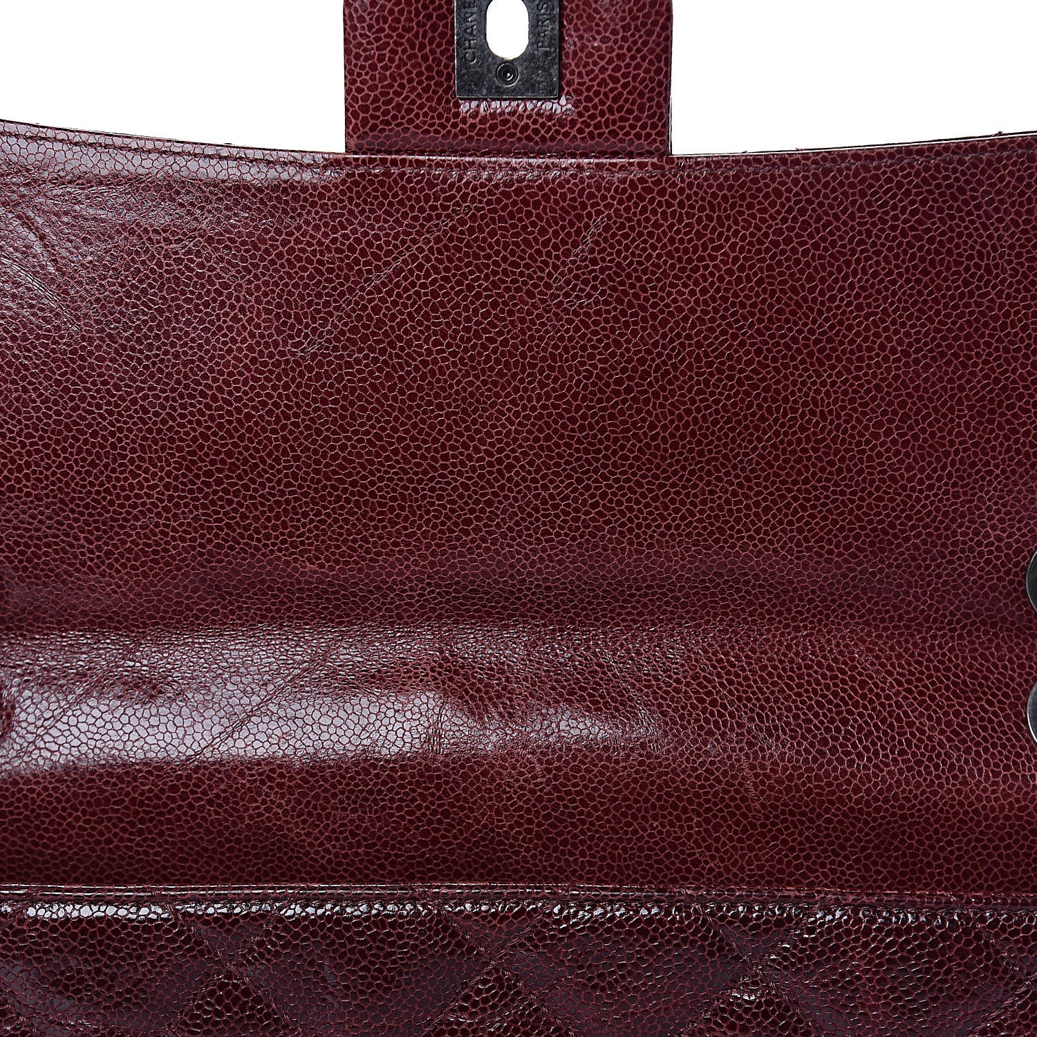 Chanel Crumpled Grained Calfskin Medium CC Crave Flap Bordeaux 8 of 19
