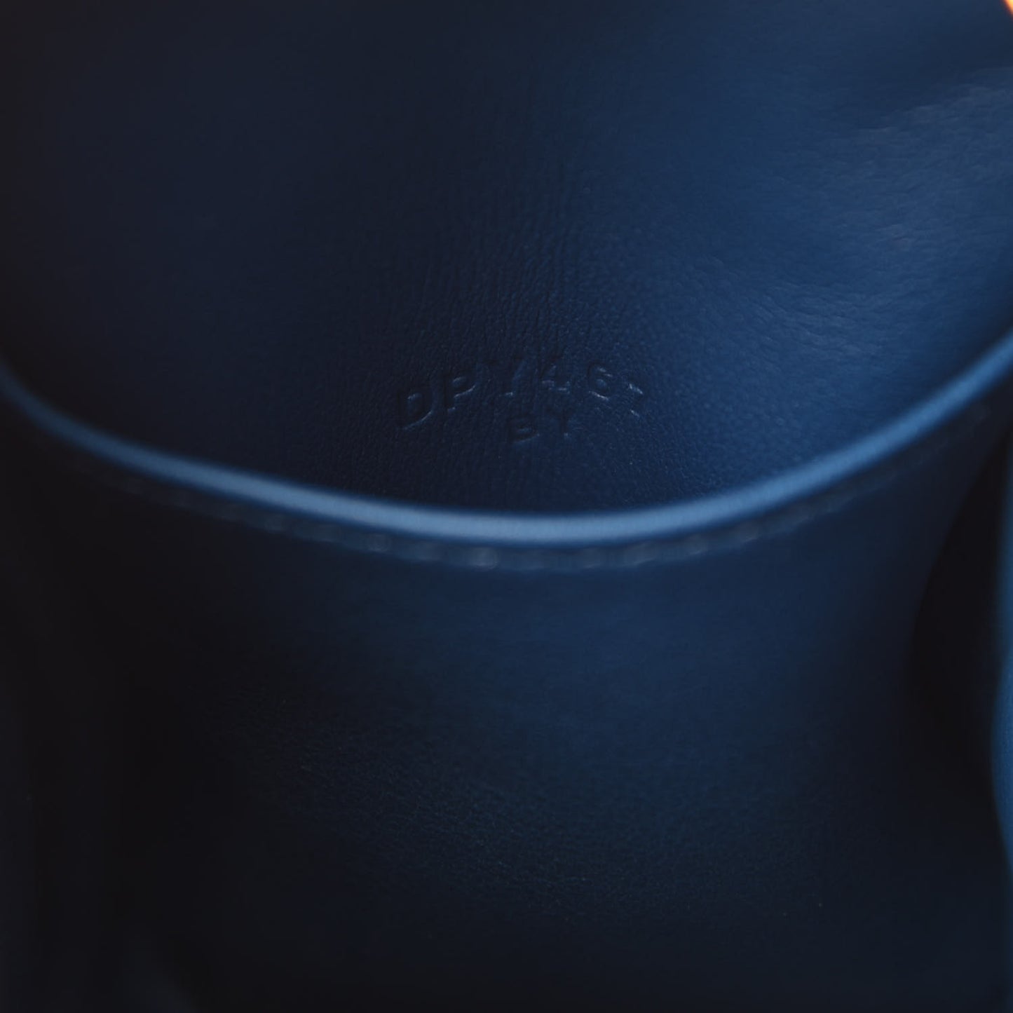 Taurillon Clemence Mini Lindy 20 Deep Bleu