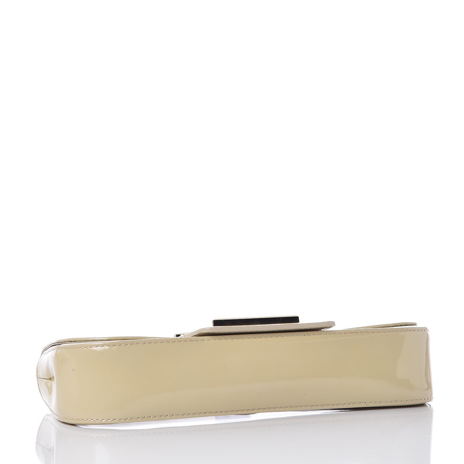 Louis Vuitton Patent Sobe Clutch Creme 4 of 8